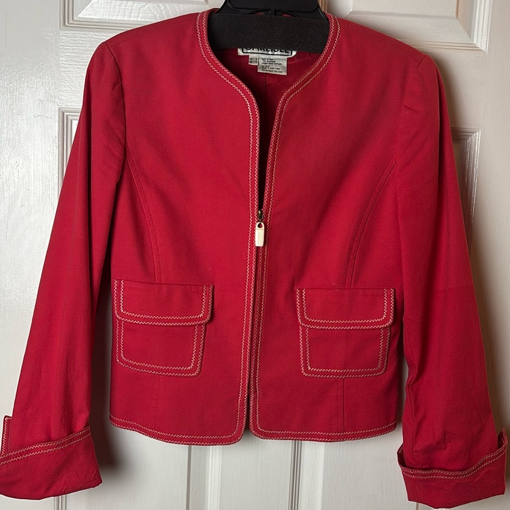 Wonderful Spring/Summer Carlisle red jacket for business or casual